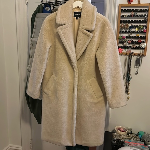 Express Sherpa Coat - Picture 1 of 5